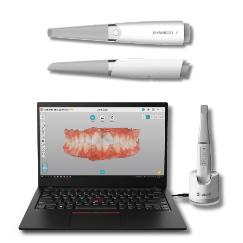 Skanery Wewnątrzustne Dexis i Shining 3D - Optident